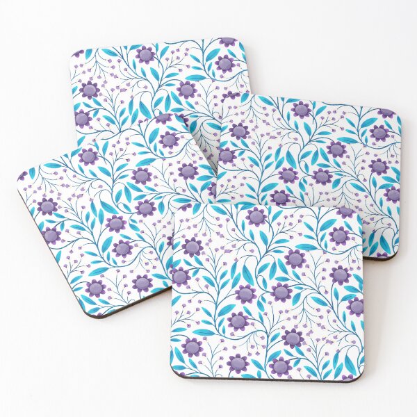 Item preview, Purple & Blue Trailing Vines designed and sold by Sheila McDowell Design.