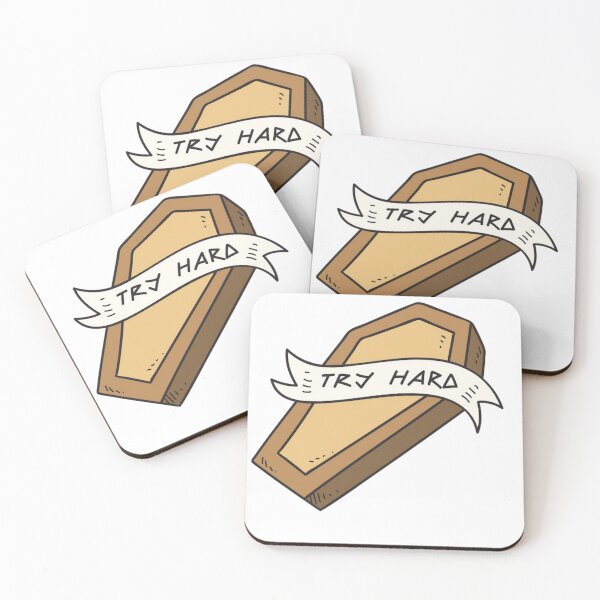 Item preview, Try Hard Coffin designed and sold by LuckyMori.