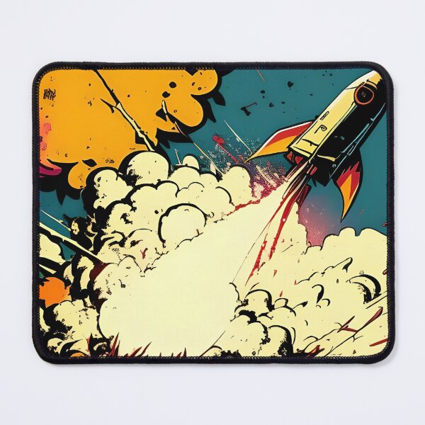 Item preview, commic book Rocket launch  designed and sold by MyDesktop.