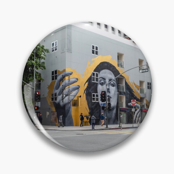 Item preview, Downtown Los Angeles Street Art - Woman on 6th designed and sold by bayviewmedia.