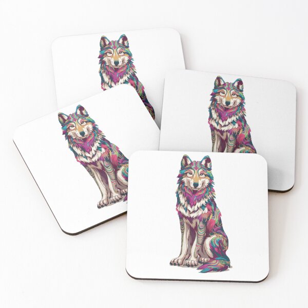 Item preview, Colorful Wolf designed and sold by 123ks.