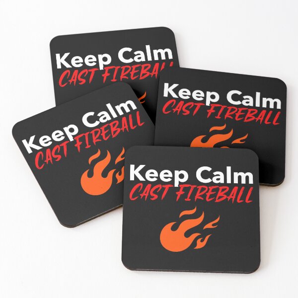 Item preview, Keep Calm, Cast Fireball designed and sold by DesignsbyDugar.