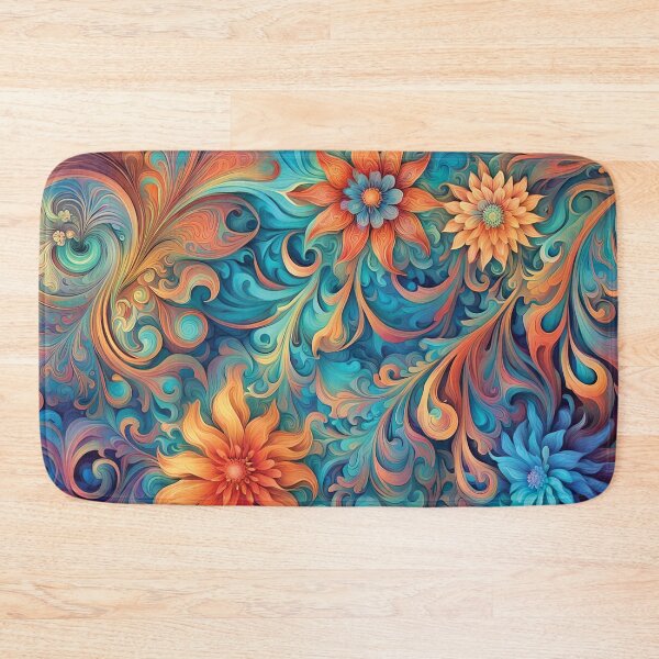 Item preview, Psychedelic Sun & Moon Flowers  designed and sold by Mayastar Designs.