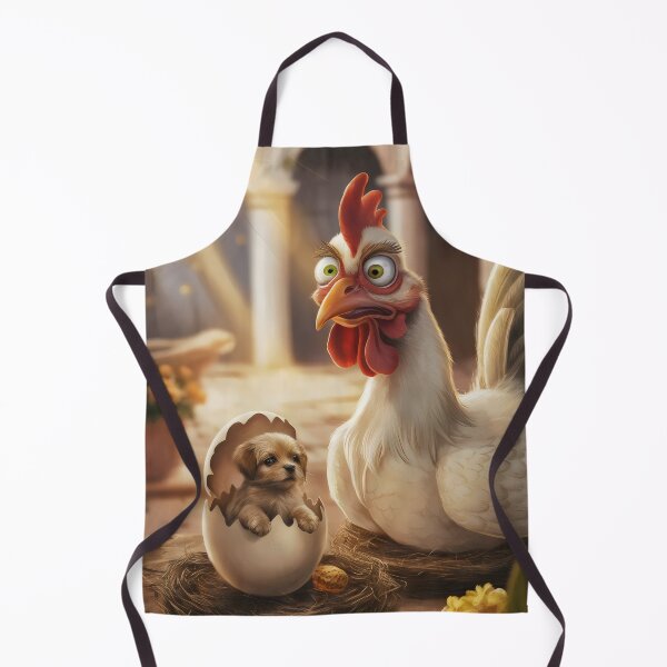 Item preview, Surprised rooster. When you find it in the egg. Dog. designed and sold by MyHappyArtShop.