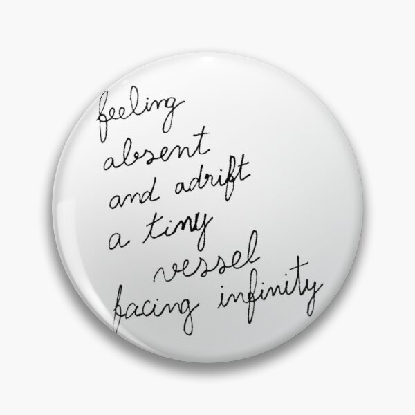 Item preview, Feeling absent and adrift original poetry illustration designed and sold by Oqueartecura.
