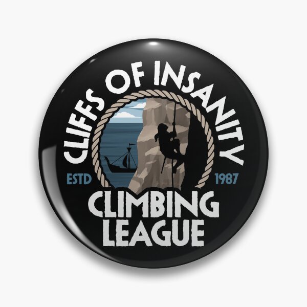 Item preview, Cliffs of Insanity Climbing League designed and sold by ninthstreet.