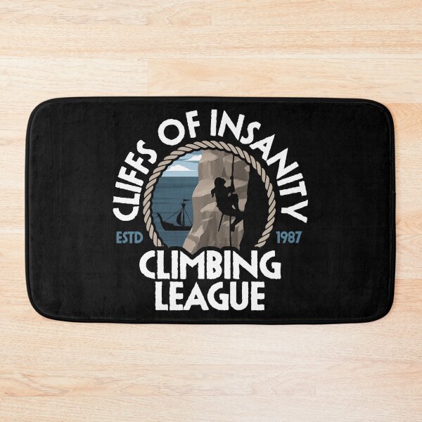 Item preview, Cliffs of Insanity Climbing League designed and sold by ninthstreet.