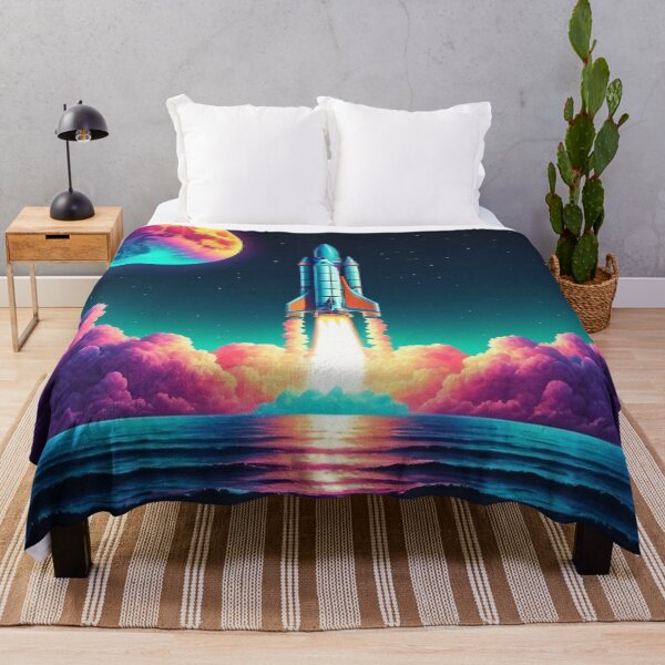 Item preview, Neon Night Launch - Space Lovers designed and sold by eXtraHumans.