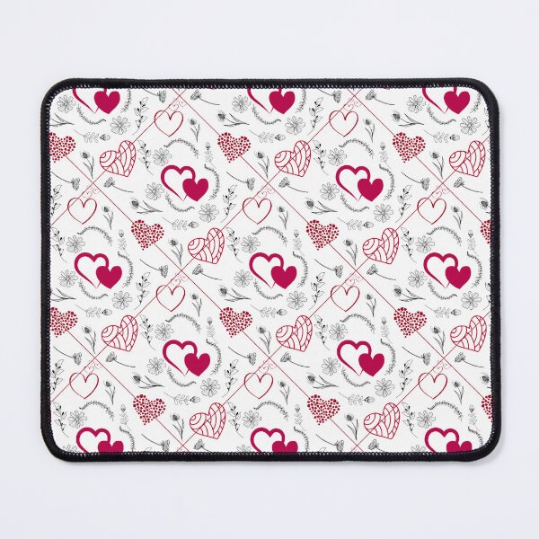 Item preview, Red & White Hearts Galore designed and sold by SheilaMcDowell Design.