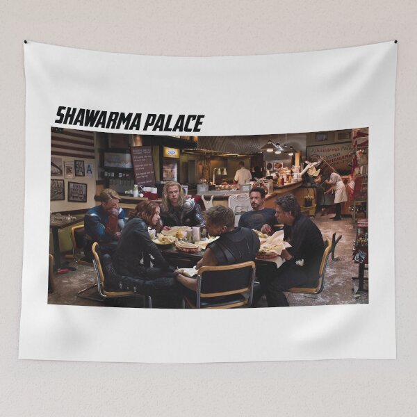 Artikelvorschau, Superhelden - Shawarma Palace entworfen und verkauft von spiderdudejung.
