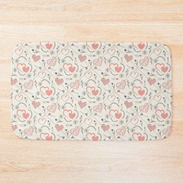 Item preview, Peach Hearts Galore designed and sold by SheilaMcDowell Design.