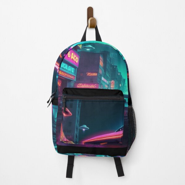 Item preview, 80's Neon Abduction - Alien Invasion designed and sold by eXtraHumans.