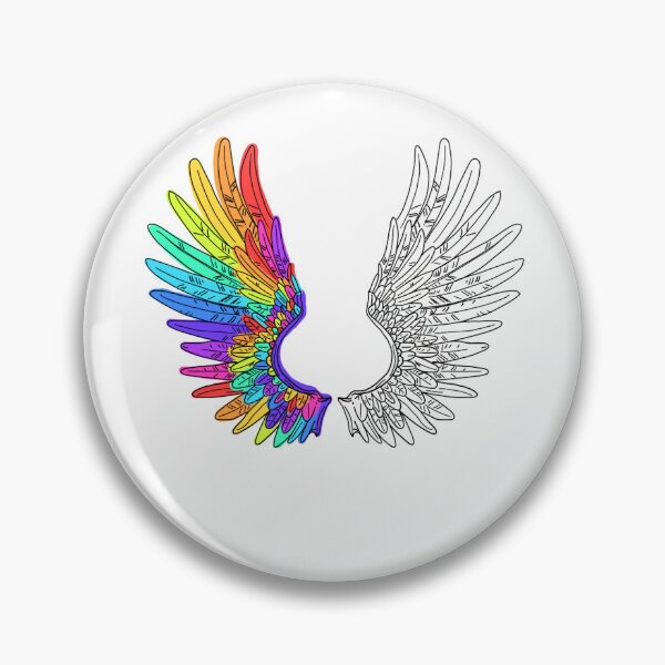 Item preview, Angel Wings with Color designed and sold by AkileosArts.