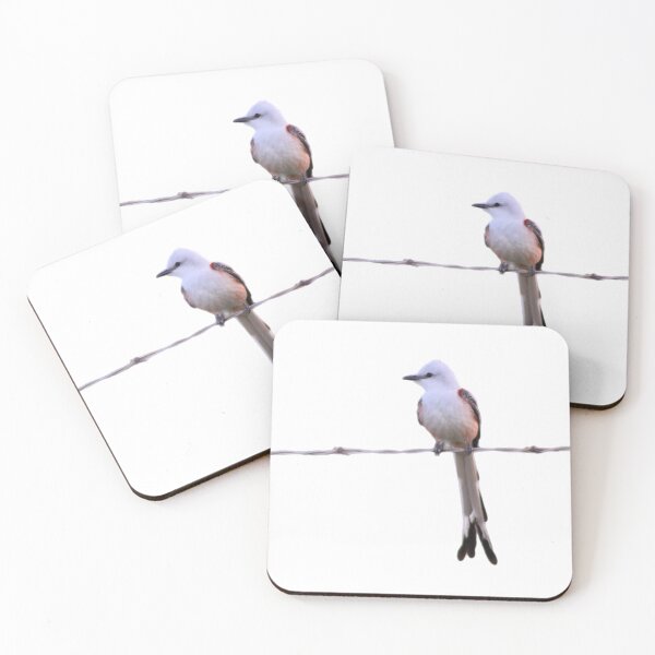 Item preview, Scissor-tailed Flycatcher on barbed wire designed and sold by hannaHKyong.