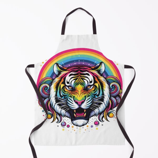 Item preview, Colorful Rainbow Tiger Face  designed and sold by NawalMagdy.