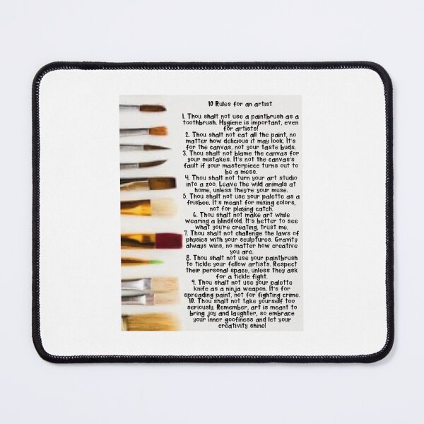 Item preview, Fun Artist Rules designed and sold by Artquo.