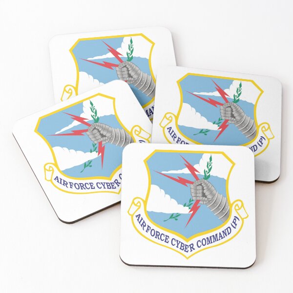 Item preview, Air Force Cyber Command (Provisional) (AFCYBER (P)) Crest designed and sold by Nikki SpaceStuffPlus.