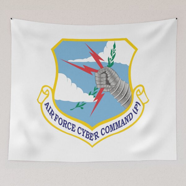 Item preview, Air Force Cyber Command (Provisional) (AFCYBER (P)) Crest designed and sold by Nikki SpaceStuffPlus.