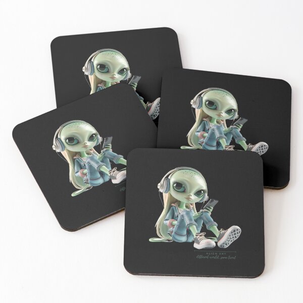 Item preview, Alien Teenage Girl Young Generation Art designed and sold by BetiOnDemand.