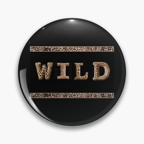 Item preview, Wild, patterned word, leopard skin pattern designed and sold by silent-violin.