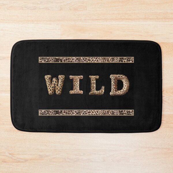 Item preview, Wild, patterned word, leopard skin pattern designed and sold by silent-violin.