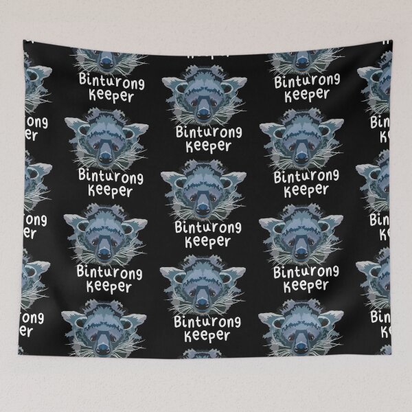 Item preview, B is for Binturong Keeper,Binturong Keeper Design – Dedicated Wildlife Care and Exotic Mammal Keeper Artwork designed and sold by PrettylittlepastelUk.
