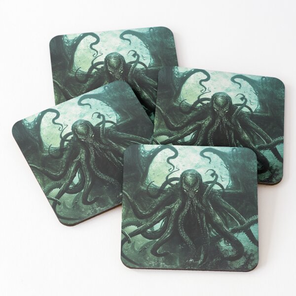 Item preview, Sea Monster Destroying A Ship Kraken designed and sold by Nightarcade.