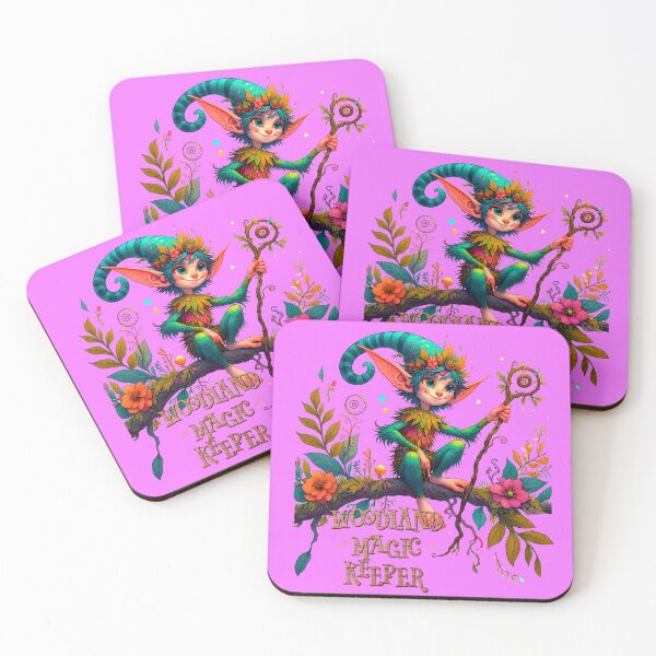 Item preview, Woodland Magic Keeper - Elf Cartoon designed and sold by Second Draft Visuals.