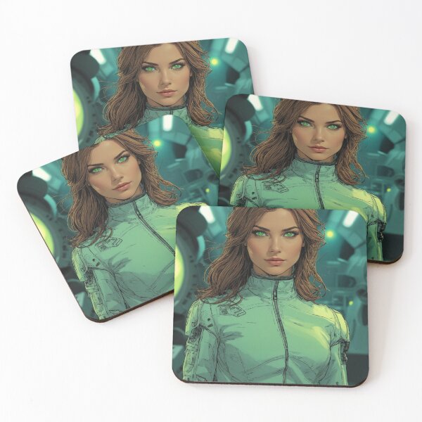 Item preview, Beautiful Woman Scientist in a Secret Laboratory designed and sold by XN-Art-Design.
