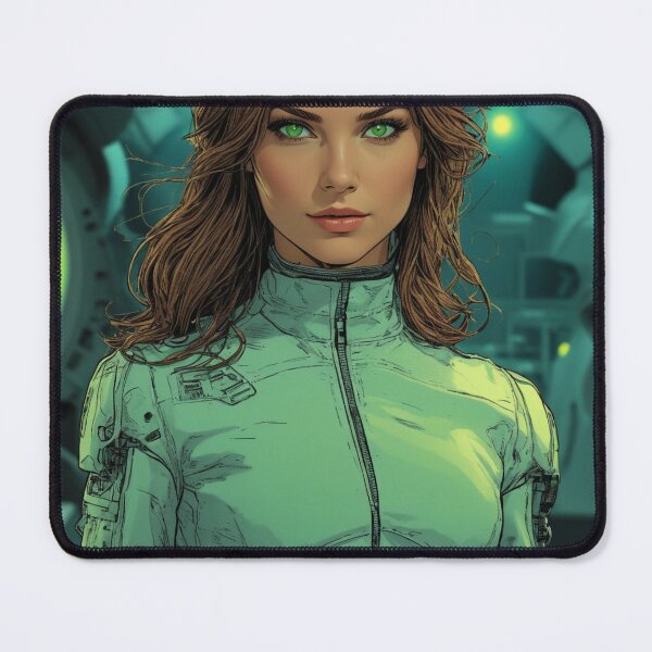 Item preview, Beautiful Woman Scientist in a Secret Laboratory designed and sold by XN-Art-Design.