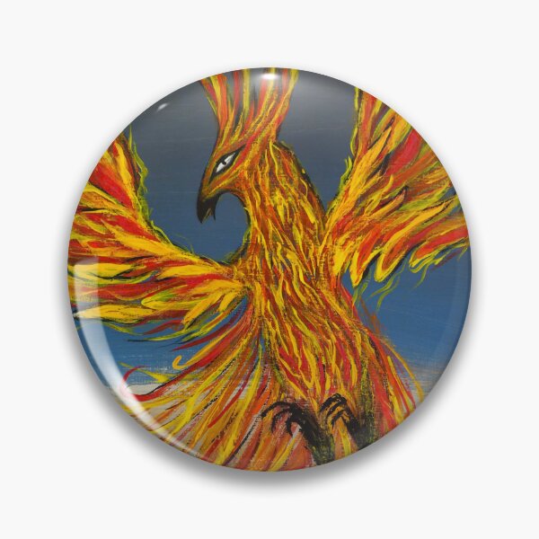 Item preview, Phoenix on canvas designed and sold by SannYArt.