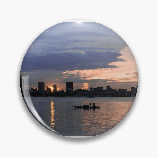 Item preview, sunset at the mekong river, phnom penh, cambodia designed and sold by Adi M.