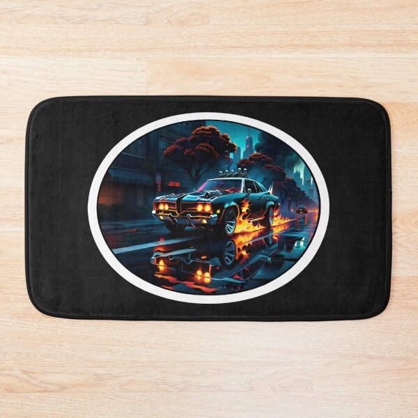 Item preview, Cool Flaming Ghost Rider Muscle Car designed and sold by TheArtOfPat.