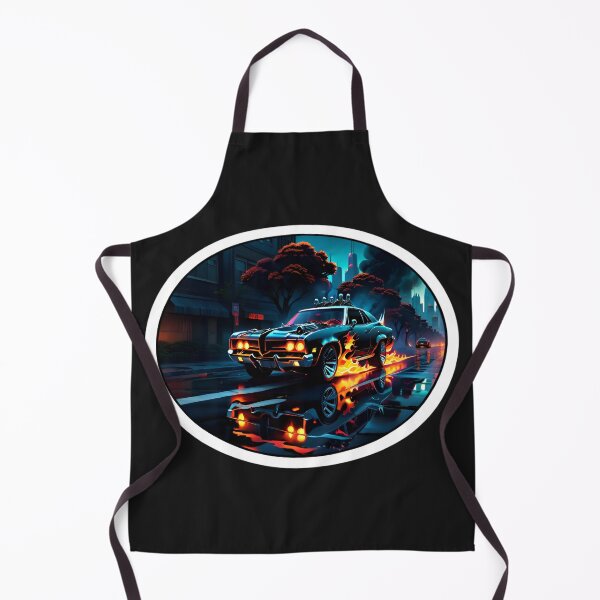 Item preview, Cool Flaming Ghost Rider Muscle Car designed and sold by TheArtOfPat.