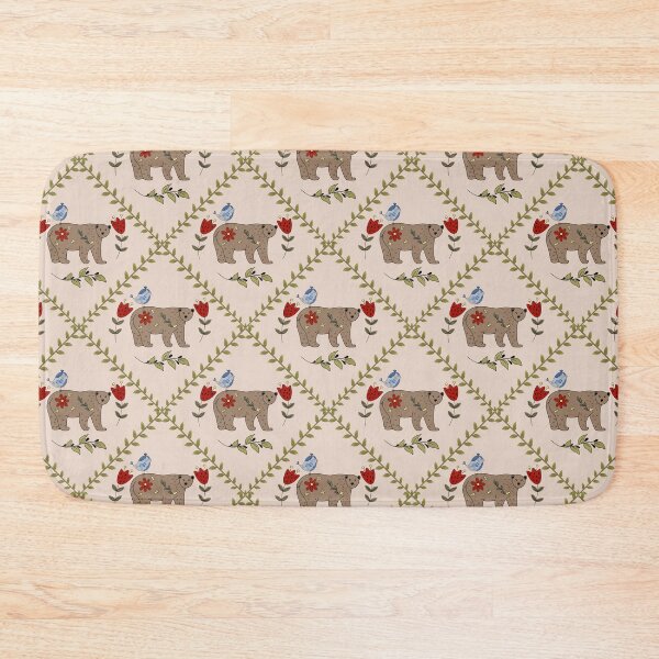 Item preview, Bears and Florals designed and sold by SheilaMcDowell Design.