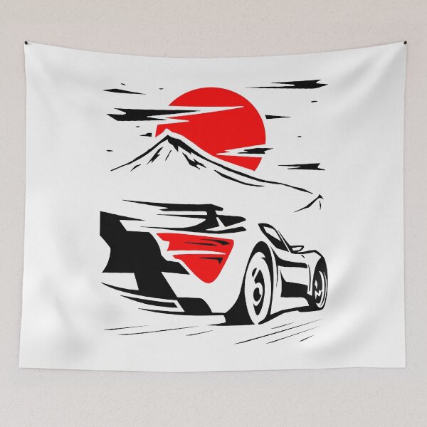 Item preview, Car Silhouette Sunset Sky, Cool Design designed and sold by MoSaid.