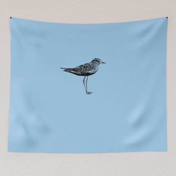 Item preview, Oriental Dotterel Plover Black Design  designed and sold by designsasstultd.