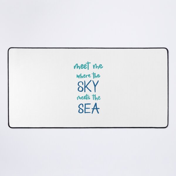 Item preview, Meet Me Where the Sky Meets the Sea designed and sold by Pixel & Petal Co..