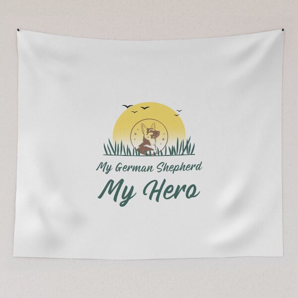 Item preview, My Hero German Shepherd Alsatian Wolf Dog GSD designed and sold by SvenJ94.