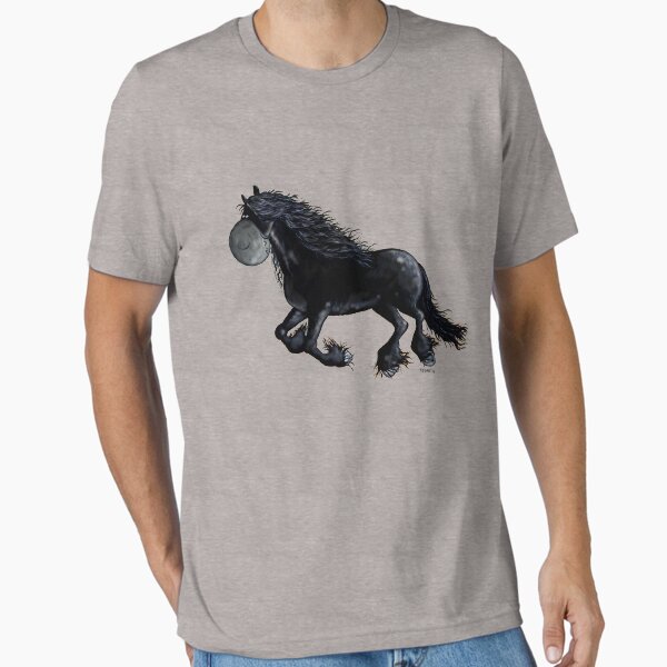 Item preview, Friesian Horse Cartoon - Black Horses designed and sold by modartis.