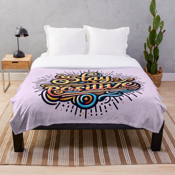 Item preview, Stay positive, typography designed and sold by maxmaj.