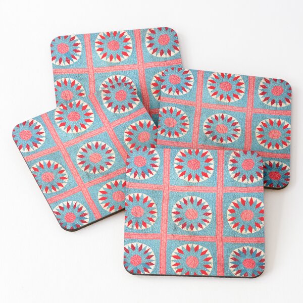 Item preview, 'Mariners's Compass' Quilt Textile Print | Cali Boho | Bossy Cat Home designed and sold by BossyCatHome.