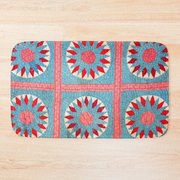 Item preview, 'Mariners's Compass' Quilt Textile Print | Cali Boho | Bossy Cat Home designed and sold by BossyCatHome.