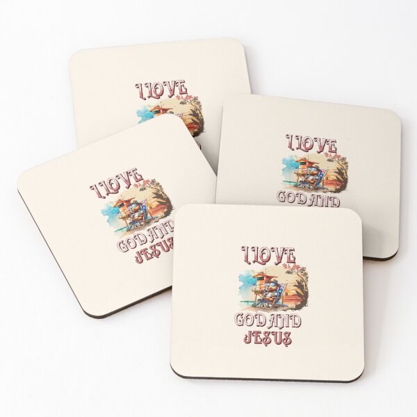 Item preview, I LOVE GOD AND JESUS BEAVER AUSTRALIAN VACATION designed and sold by lovingtouch.