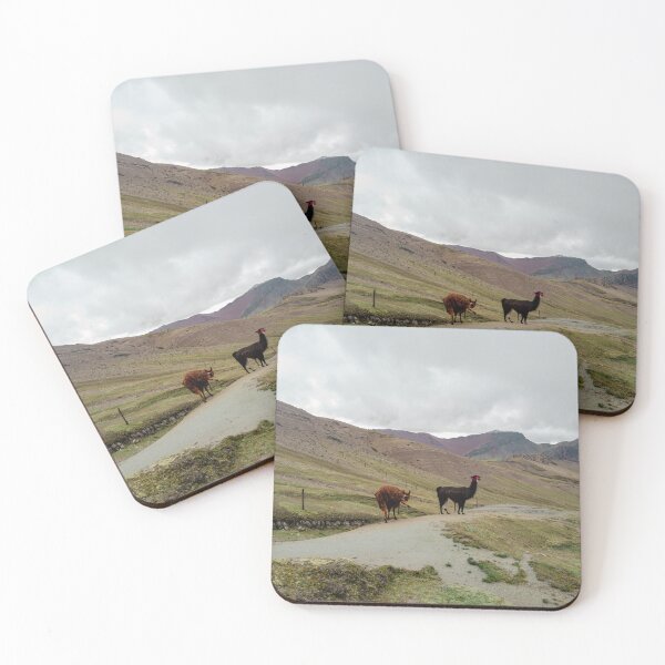 Item preview, llamas at rainbow mountain, peru designed and sold by Adi M.