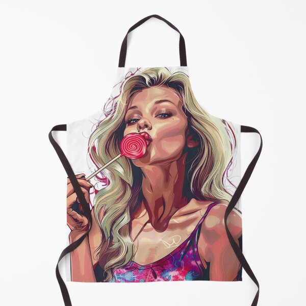 Item preview, Girl Kiss Lollipop designed and sold by NicolasGlowArt.