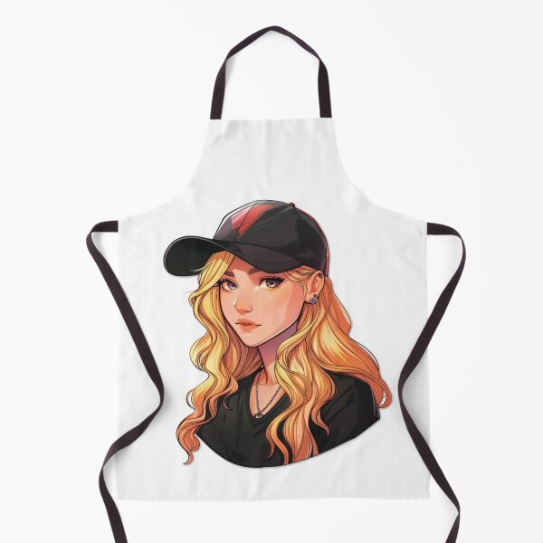Item preview, Cute Blonde Girl Wearing Hat designed and sold by NicolasGlowArt.