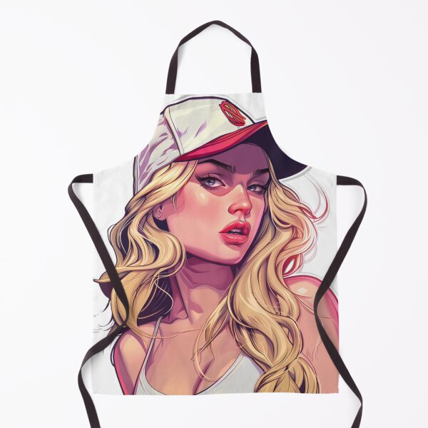 Item preview, Blonde Girl In Baseball Cup designed and sold by NicolasGlowArt.