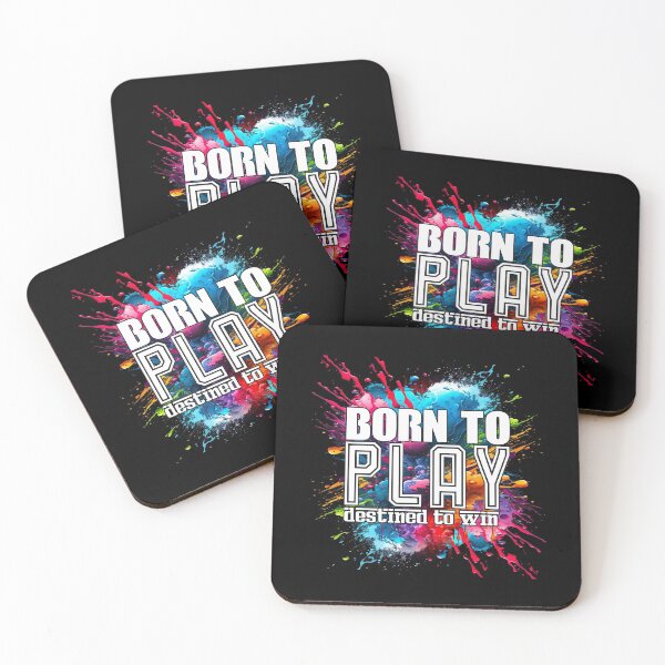 Item preview, BORN TO PLAY, DESTINED TO WIN designed and sold by arteseestampas.