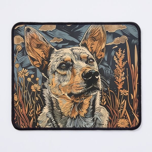 Item preview, Cattle Dog in the Field designed and sold by wyntera.